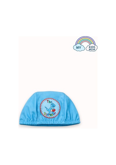 My Kids Wear Erkek Çocuk Deniz Kombini 3 Lü Set Mayo, Havlu Ve Bone 12575 Mavi