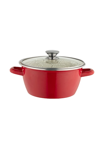 Madame Coco Salentino Kızartma Tenceresi - Kırmızı - 22 Cm 8684427212189 Kırmızı