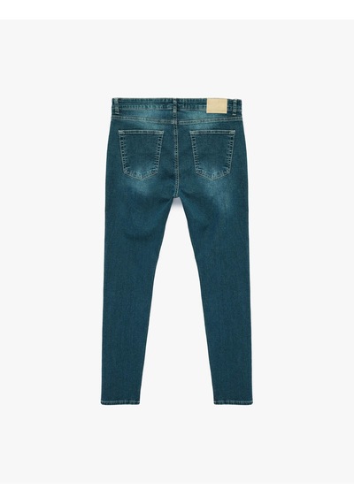 Koton Skinny Michael Yeşil Erkek Jean Pantolon 7wam40084nd
