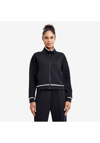 Lescon Siyah Kadın Fermuarlı Sweatshirt 26n-2126