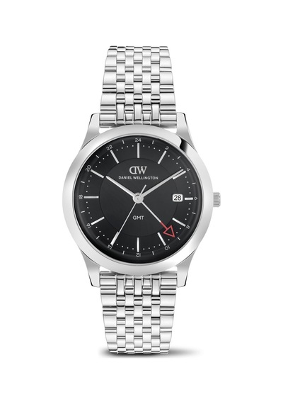 Daniel Wellington Pathfinder Gmt 7-link Black Silver Dw00600978 Erkek Kol Saati Gümüş