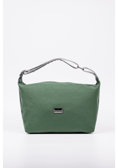 Fabric Craft Bag El Çantası Duck Kumaş Yeşil Ayarlanabilir Askılı Haki