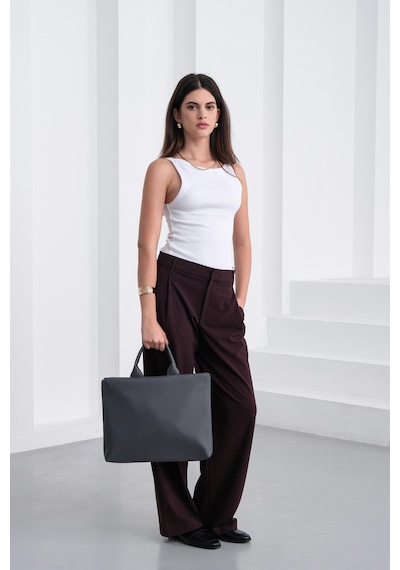 Shule Bags Didas Omuz Ve Evrak Çantası Antrasit Antrasit