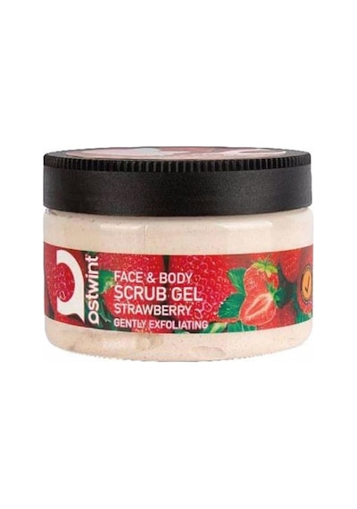 Ostwint Çilek Özlü Yüz ve Vücut Peeling 300 ML