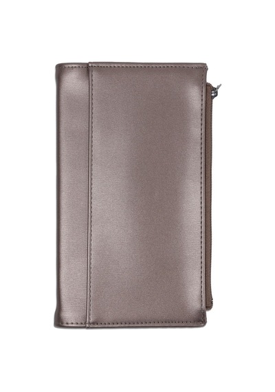 Victoria's Journals Zipco 9.6x16.6 96 Yaprak Çizgili Defter Altın 7180 Kahverengi