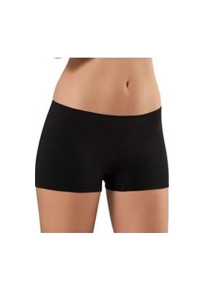 Sistina Kadın Siyah Dikişsiz Boxer Korse 700 Siyah