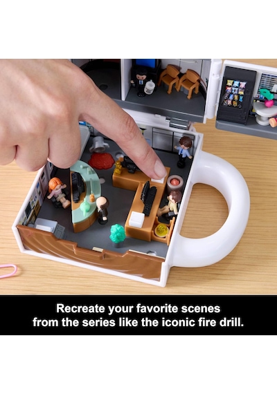 Ve The Office Mini Oyun Seti, 6 Karakter Figürü Ve 9 Aksesuar, Koleksiyona Uygun Partnership Oy Standart