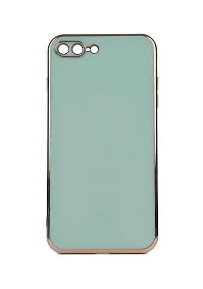Apple Uyumlu iPhone 8 Plus Kılıf Zore Bark Kapak Light Green