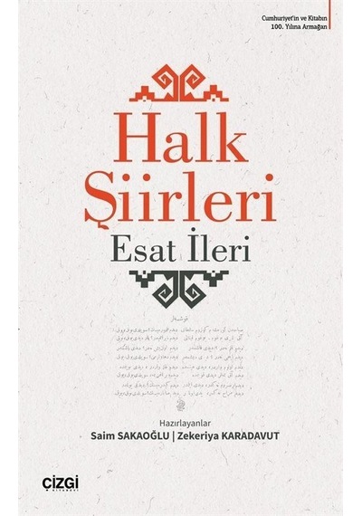 Halk Şiirleri - Esat İleri - Çizgi Kitabevi