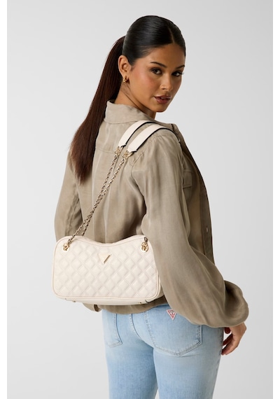 Guess Giully Iı Kadın Omuz Çantası Hwqg9673090 Krem