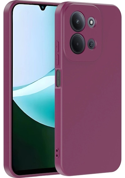 Xiaomi Redmi 15c Kılıf Zore Mara Lansman Kapak Koyu Mor
