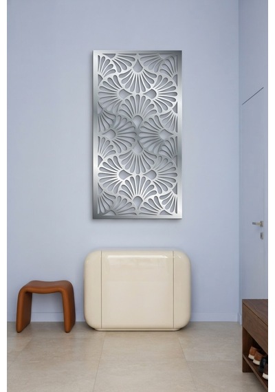 Dekoratif Panel Metal Duvar Tablosu - Duvar Sanatı - Duvar Dekoru - Krom