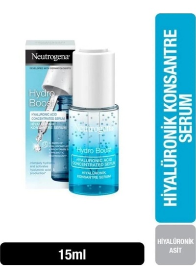 Neutrogena Hydro Boost Jel Temizleyici 200 ML + Hydro Bost Hyalüronik Asit Konsantre Serum 15 ML