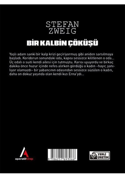 Bir Kalbin Çöküşü - Stefan Zweig - Cep Boy Aperatif Tadımlık Kita