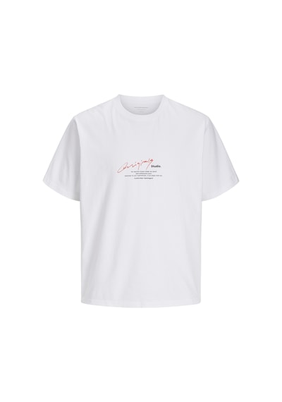 Jack & Jones Erkek Jormanchester Baskı Detaylı Bisiklet Yaka %100 Pamuk T-shirt 12273373 Beyaz Beyaz Jack & Jones Erkek Jormanchester Baskı Detaylı Bisiklet Yaka %100 Pamuk T-shirt 12273373 Beyaz Beyaz