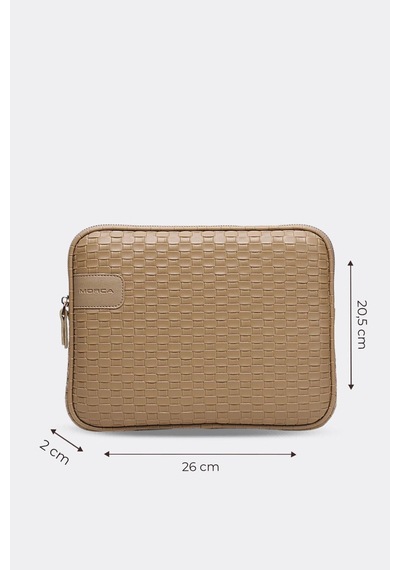 Mussen Ipad Neo Air Pro & Galaxy & Matepad & Tablet Kılıfı 11 İnç Hasır Vizon