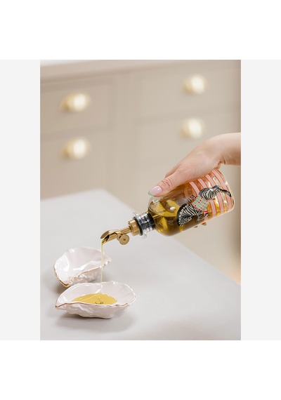 Şeffaf Cam Yağdanlık & Sirkelik Seti 325 Ml
