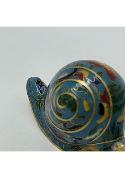 Antika Cloisonne Salyangoz Biblo 9x4cm 127