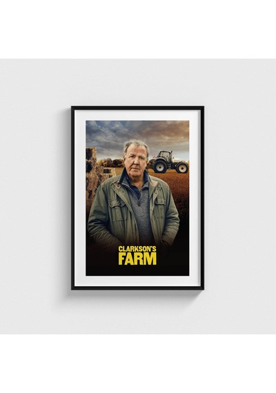 Clarksons Farm Dizi Posteri Tablo Çerçeveli Poster Duvar Dekorasyonu Siyah Çerçeveli Tablo Siyah Çerçeveli Tablo Dn11d456sıyah
