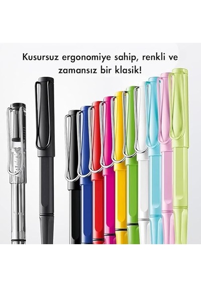 Lamy Safari 2023 Ozel Uretim Rengi Aquasky Roller Kalem Çok Renkli