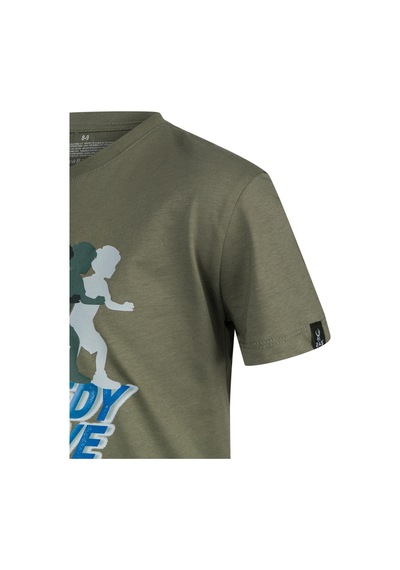 2as Aja Çocuk Baskılı T-shirt 210 Haki