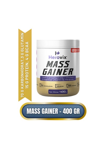 Mass Gainer 400 Gr Çikolata Aromalı Yüksek Karbonhidrat & Prot