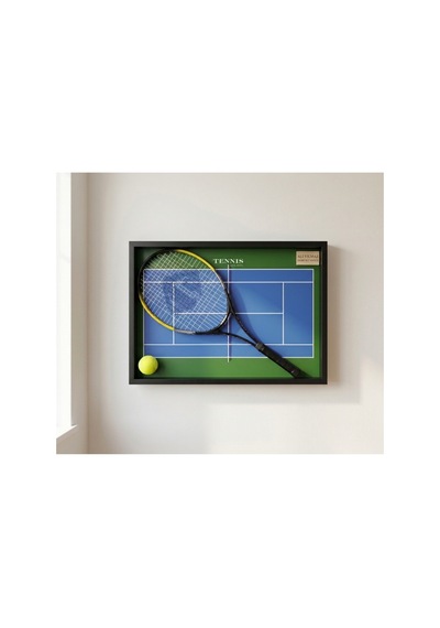 İsme Özel Tenis Tablosu 70x50 Cm 5 Cm Derin Çerçeveli El Yapımı Premium Dekoratif Duvar Tablosu İsme Özel Tenis Tablosu 70x50 Cm 5 Cm Derin Çerçeveli El Yapımı Premium Dekoratif Duvar Tablosu