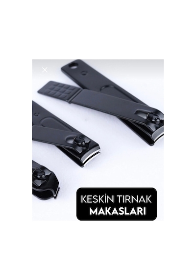 Çantalı Profesyonel Manikür Pedikür Seti,12 Parça,el Ayak Tırnak Bakımı,tırnak Makası,cımbız,makas