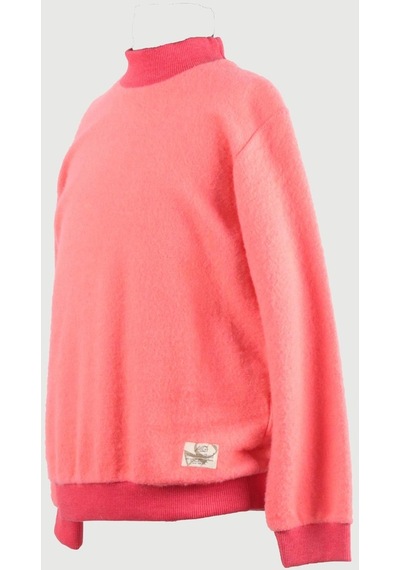Alexandergardi Alexandergardı Yarım Balıkçı Yaka Çocuk Sweatshirt C19-138927 001 Pembe