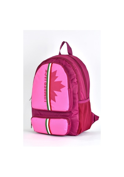 Lumberjack Çok Gözlü Unisex 2'li Okul Çantası Seti Okul Çantası Ve Kalemlik Pembe Lmcan24012