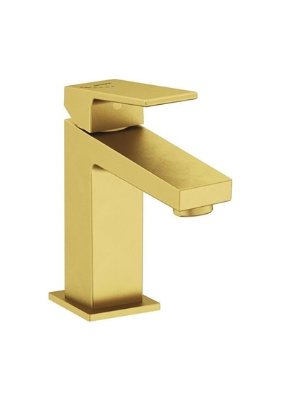 Artema Minimax Square Lavabo Bataryası Fırçalı Altın A4372025 Çok Renkli