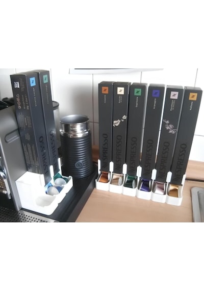 Nespresso Ve Starbucks Uyumlu Kapsül Kahve Standı Beyaz Renk