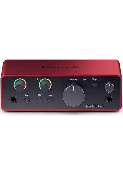 Focusrite Scarlett Solo Gen 4 Ses Kartı: Gitarist, Vokalist Veya