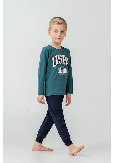 U.S. Polo Assn. Erkek Çocuk Pijama Takımı Baskılı Yeşil Uzun Kol Pijama Takımı Us2636-c-v2 Us2636-c-v2 U.S. Polo Assn. Erkek Çocuk Pijama Takımı Baskılı Yeşil Uzun Kol Pijama Takımı Us2636-c-v2 Us2636-c-v2