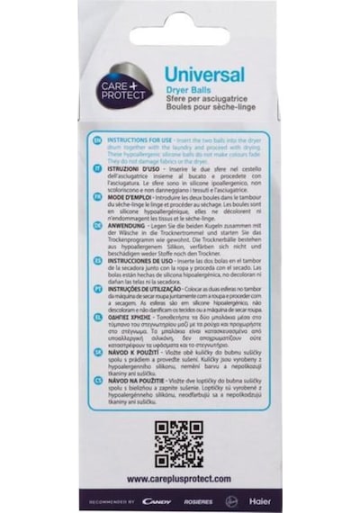 Care + Protect Üniversal Kurutucu Topları