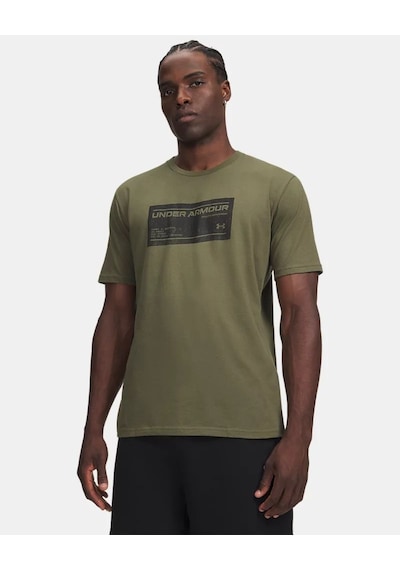 Under Armour Ua M Box Wm Label Ss Erkek T-shirt 6017350-390 Yeşil