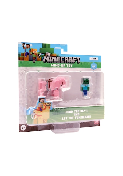 Minecraft 3d Kurma Mekanizmalı Figürler 2'li Paket Model 1