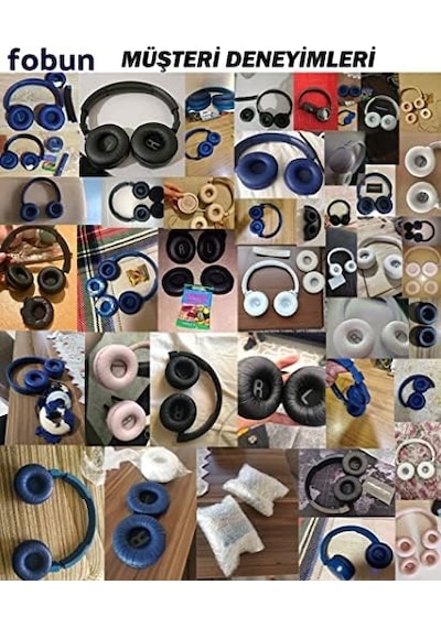 Jbl Kulaklik Pedi Jbl 450bt 460 500bt 510bt Tune 600 T250 Jr 300 Jbl İle Uyumlu Kulaklık Süngeri Jbl Kulaklik Yastıgı Siyah Sünger + Siyah Kafa Bandı