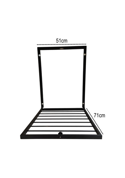 Presto Katlanır Çamaşırlık - Kurutmalık Küçük Boy 70 x 50 Siyah