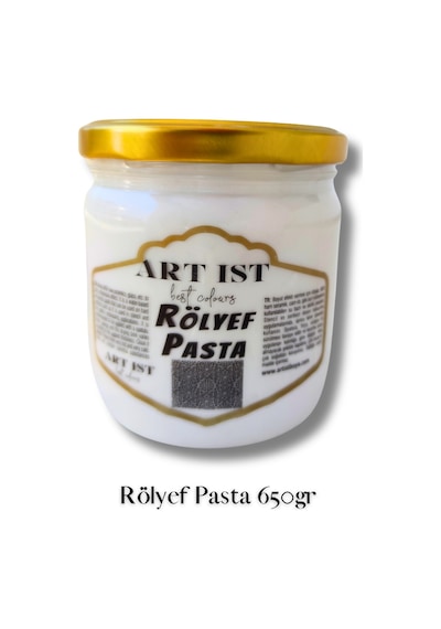 Rölyef Pasta 650gr - Ahşap, Taş Tozu, Hobi, Dıy Rölyefpasta650