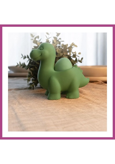 Gees Global 3d Baskı Dinozor Yumurtalık - Sevimli Eggosaurus Yumurta Tutucu-yeşil Gbzs