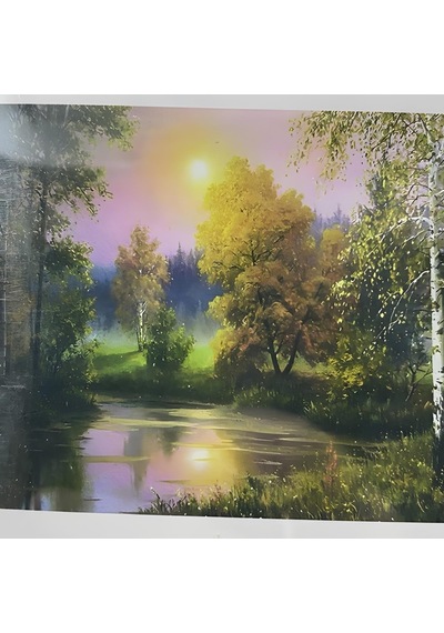 5d Yapışan Boncuk Goblen Mozaik Tablo Pano 40 X 50 Cm 77017 Diğer