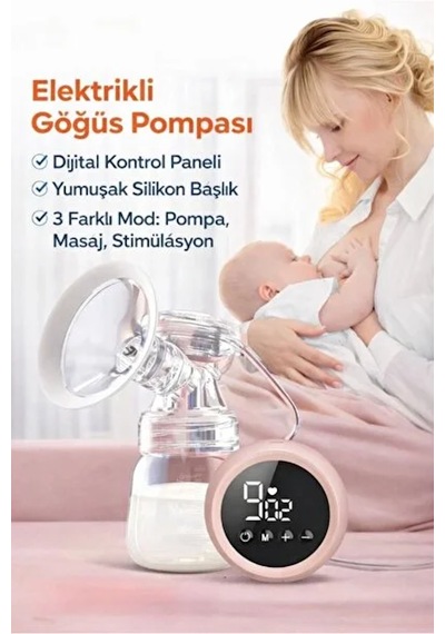 Tek Elektrikli Göğüs Pompası I Elektrikli Süt Pompası Isüt Sağma Makinesi I Anne Sütü Sağma Pompası