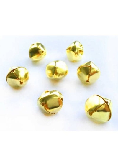 50 Adet Gold Sarısı Minik Zil-tef Zili-zilli Çubuk İçin Zil Küçük Zil Çan Minik Çan
