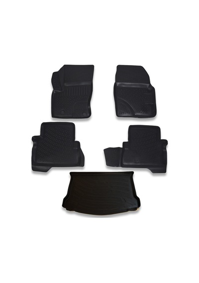 Ford Kuga Suv 2008-2012 Paspas ve Bagaj Havuzu Seti Siyah