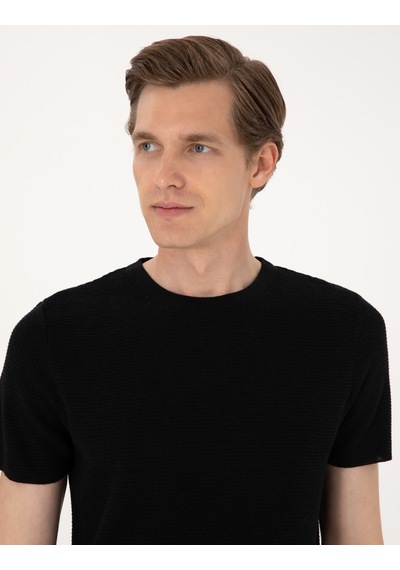 Pierre Cardin Erkek Siyah Kazak /triko 50305973-vr046 Siyah