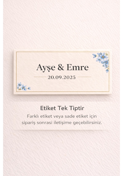 10 Adet Kokulu Mum Hediyelik Kişiye Özel Söz Nişan Düğün Mevlüt İçin Şeffaf Kutulu Çiçek Mum Mavi