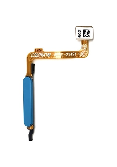 Xiaomi Redmi 10 2022 Uyumlu Parmak İzi Okuyucu Flex 21121119sg 22011119uy 21121119vl - Mavi