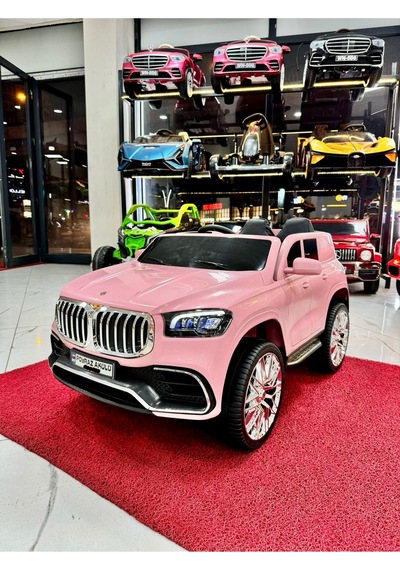 Poyraz Akülü Bmw Suv 12 Volt Akülü Araba 0-7 Yaş Pembe