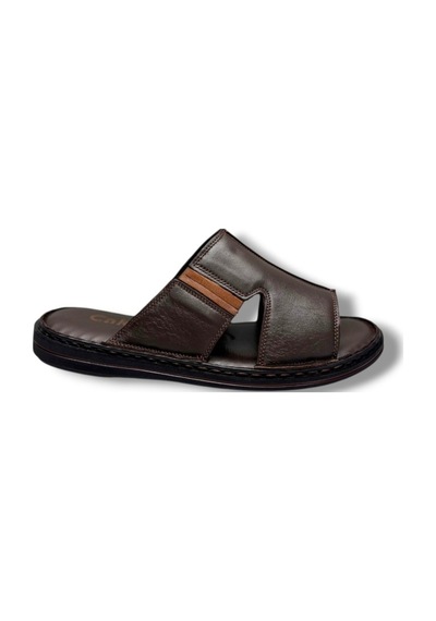 Cakgo 163-26 Hakiki Deri Ultra Soft Geniş Bant Anatomik Erkek Terlik 40-47 Kahverengi Cakgo 163-26 Hakiki Deri Ultra Soft Geniş Bant Anatomik Erkek Terlik 40-47 Kahverengi